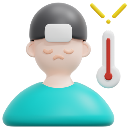 Flu  3D Icon
