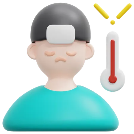 Flu  3D Icon