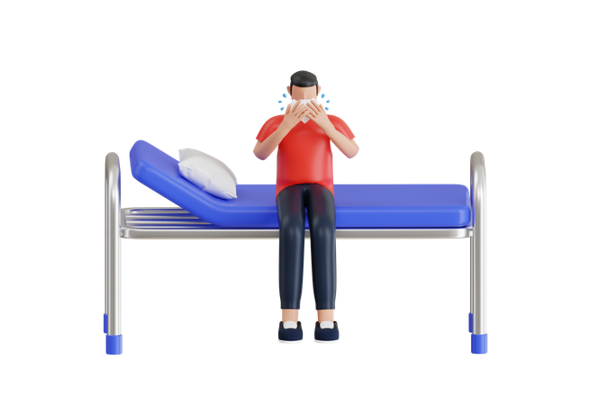 Flu And Cold Sickness  3D Icon