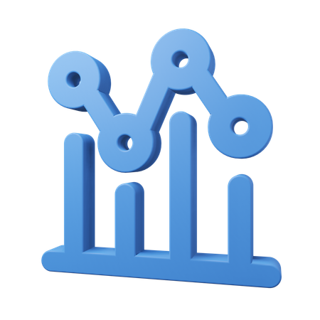 Fluctuación  3D Icon