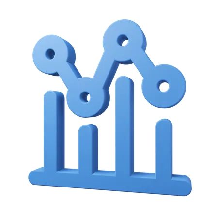 Fluctuación  3D Icon