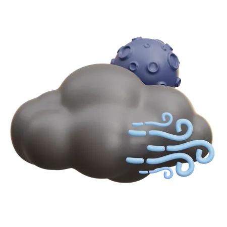 Fluffy Cloud  3D Icon
