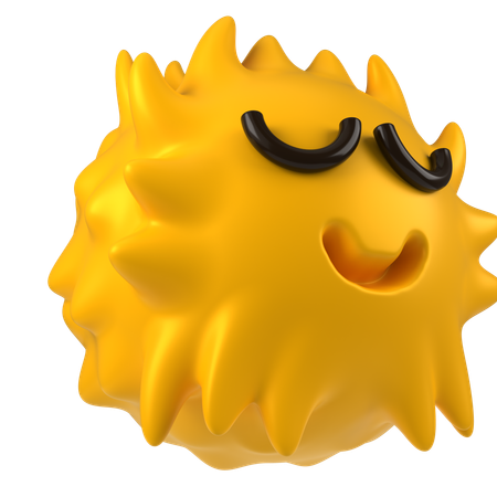 Fluffy Emoji  3D Icon