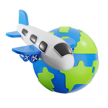 Flug  3D Icon