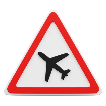 Flughafen voraus  3D Icon