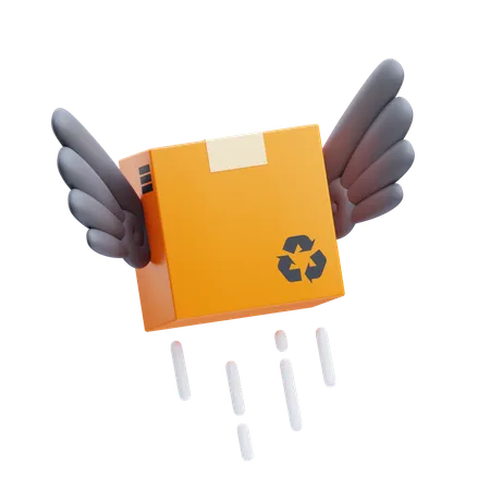 Flugpaket  3D Icon