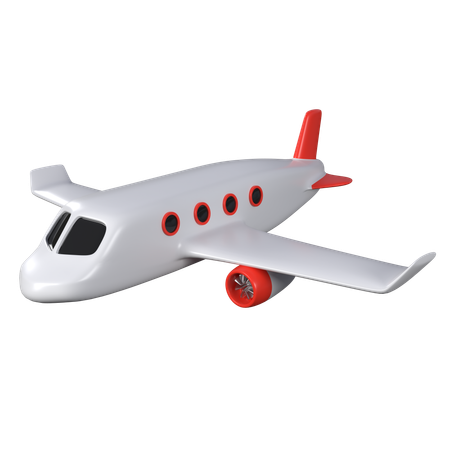 Flugzeug  3D Icon