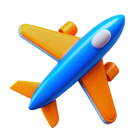 Flugzeug  3D Icon