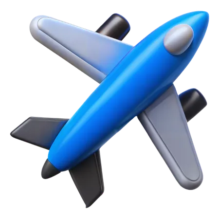 Flugzeug  3D Icon