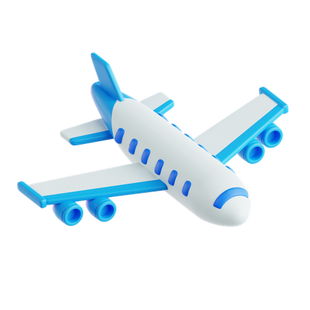 Flugzeug  3D Icon