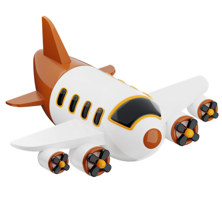 Flugzeug  3D Icon