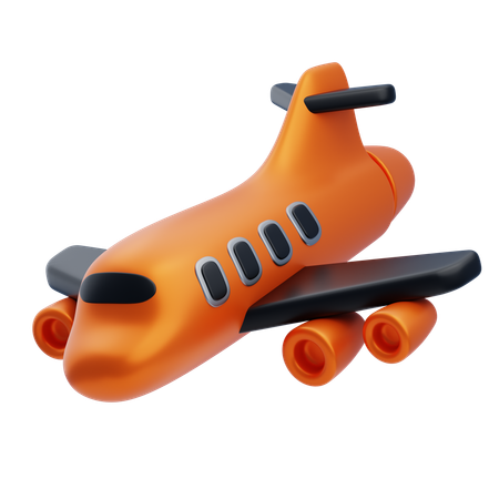 Flugzeug  3D Icon