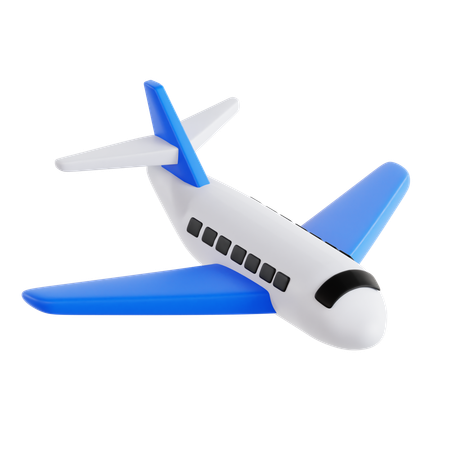 Flugzeug  3D Icon