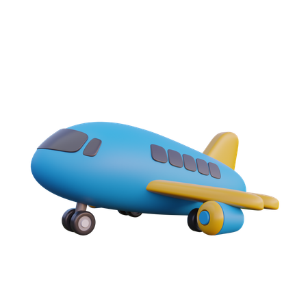 Flugzeug  3D Icon