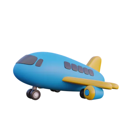 Flugzeug  3D Icon