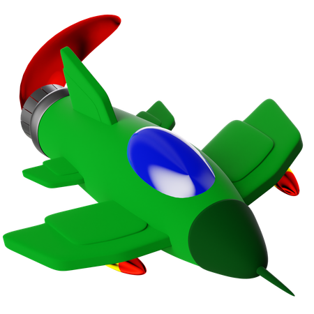 Flugzeug  3D Icon