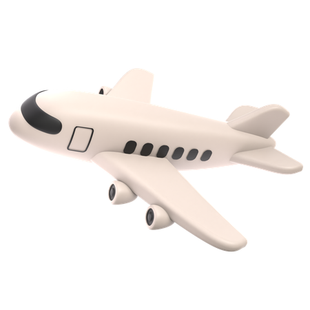 Flugzeug  3D Icon