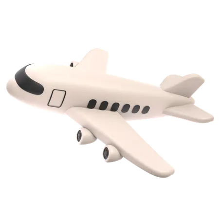 Flugzeug  3D Icon