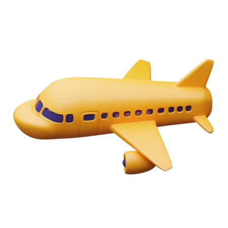 Flugzeug  3D Icon