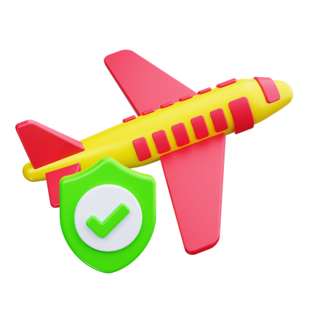 Flugzeug  3D Icon