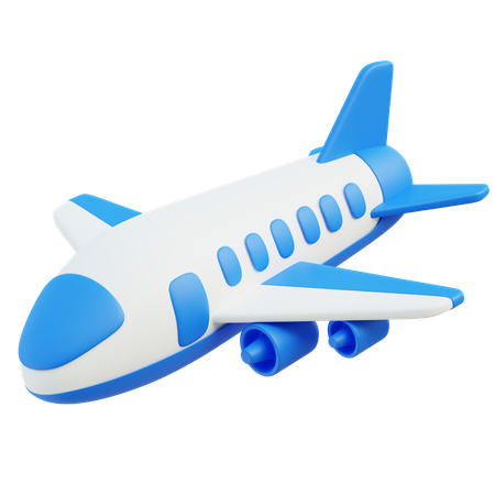 Flugzeug  3D Icon