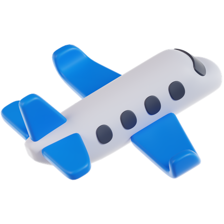 Flugzeug  3D Icon
