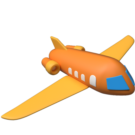 Flugzeug  3D Illustration