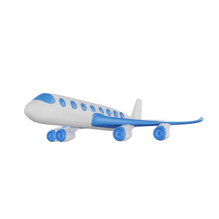 Flugzeug  3D Illustration