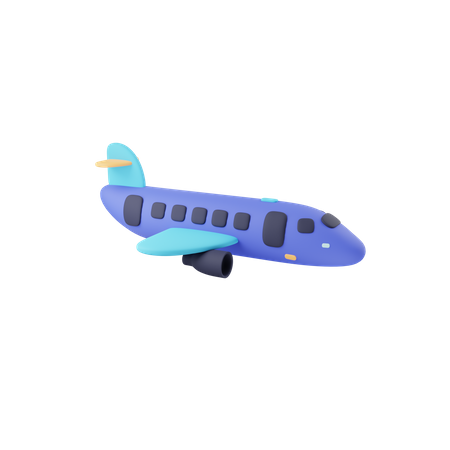 Flugzeug  3D Icon
