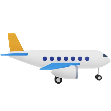 Flugzeug  3D Icon