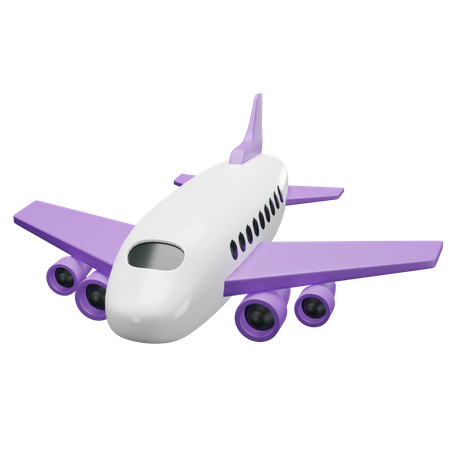 Flugzeug  3D Icon