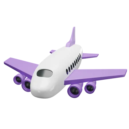 Flugzeug  3D Icon