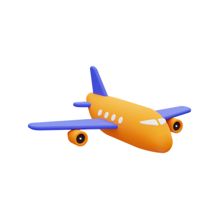 Flugzeug  3D Icon