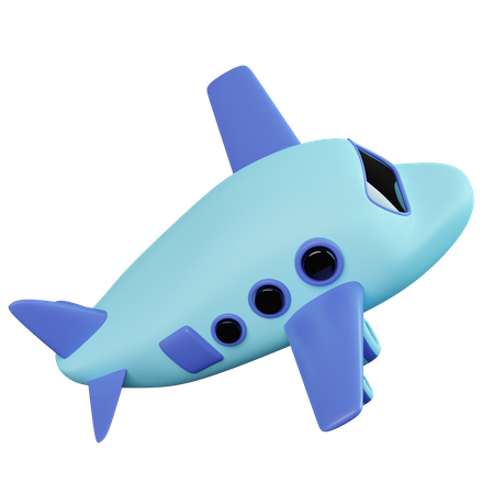 Flugzeug  3D Icon