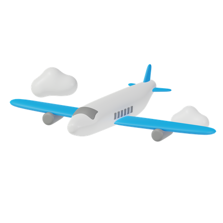 Flugzeug  3D Icon