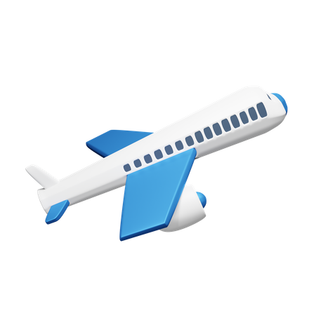 Flugzeug  3D Icon