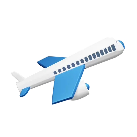 Flugzeug  3D Icon