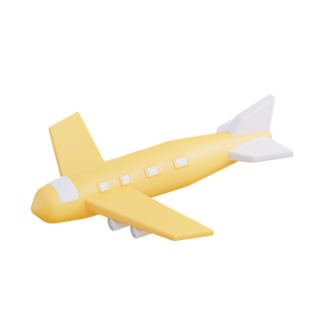 Flugzeug  3D Icon