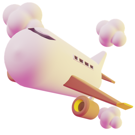 Flugzeug  3D Icon