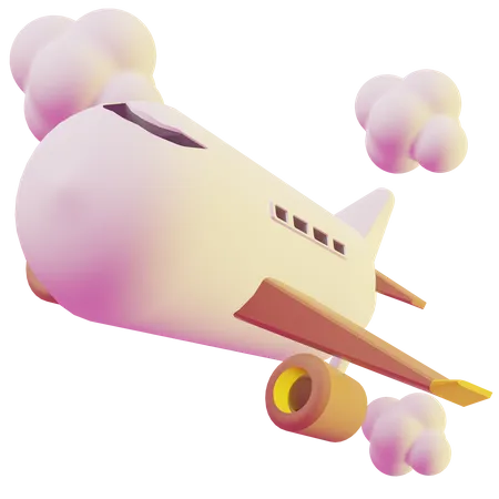 Flugzeug  3D Icon