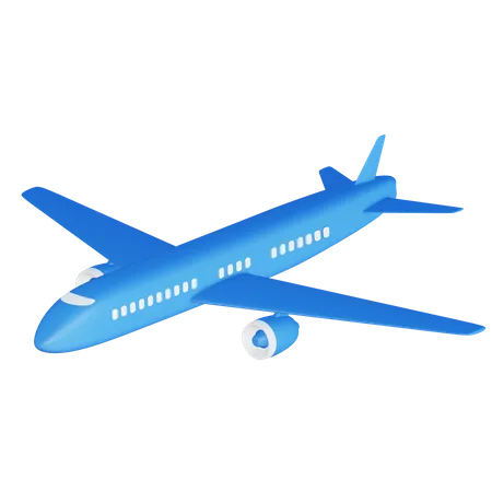 Flugzeug  3D Icon