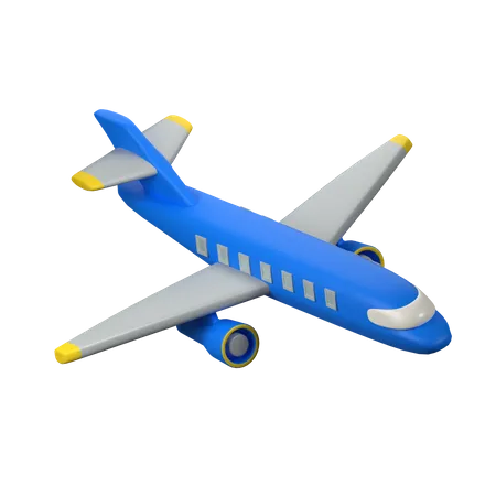 Flugzeug  3D Icon