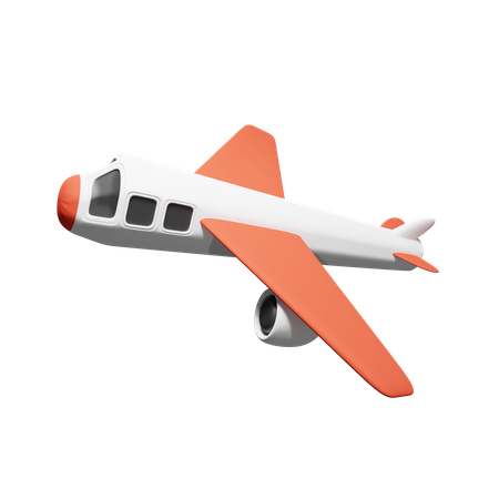 Flugzeug  3D Icon