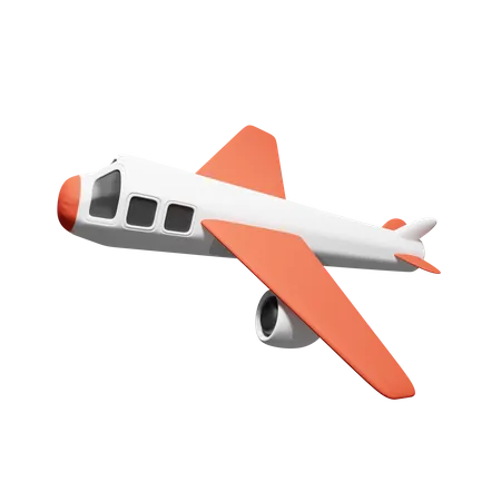 Flugzeug  3D Icon