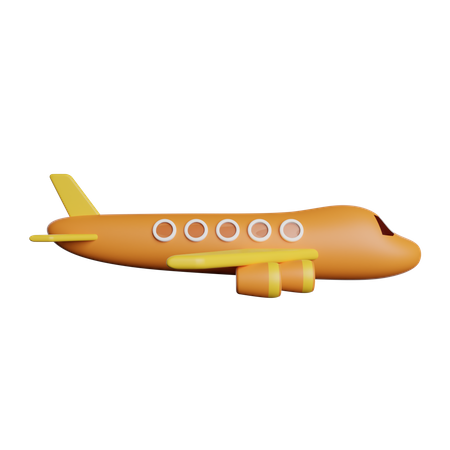 Flugzeug  3D Icon