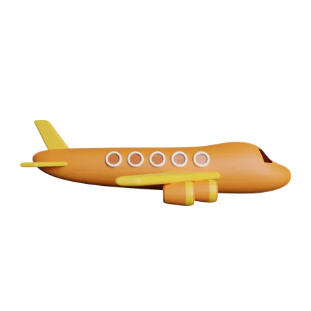 Flugzeug  3D Icon