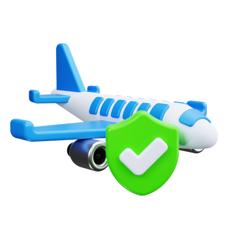 Flugzeug schild  3D Icon