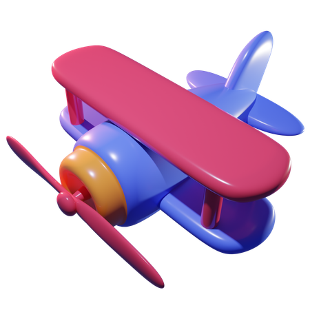 Spielzeugflugzeuge  3D Icon