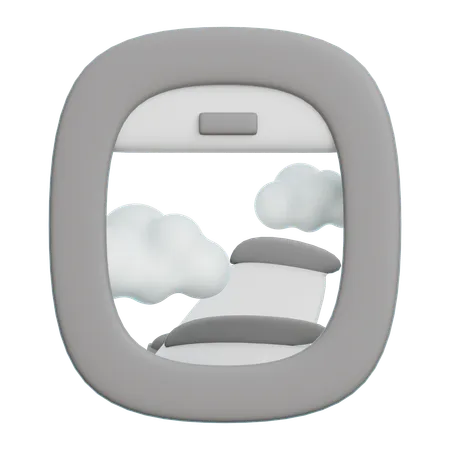 Flugzeugfenster  3D Icon