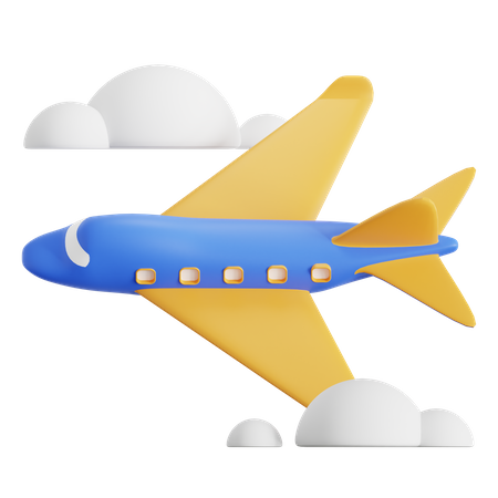 Flugzeug Flug  3D Icon